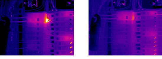 Overheating problem corrected by tightening connection